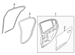 2017 Chevy SS Weather Strip Diagram - 92507952