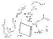 2011 Cadillac CTS Cooling Hose Diagram - 25888140