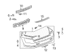 2009 Pontiac Torrent Bumper Diagram - 19168400