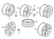 Chevy Malibu Wheel Cover Diagram - 22791586