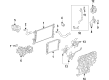 2022 Chevy Silverado 1500 Radiator fan Diagram - 84543313