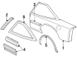 Oldsmobile Cutlass Supreme Door Moldings Diagram - 10216218