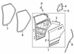 Cadillac XT4 Weather Strip Diagram - 84575731