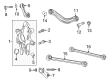 2018 Cadillac CT6 Wheel Hub Bolt Diagram - 11570789