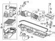 2020 GMC Sierra 3500 HD Air Filter Box Diagram - 84554702