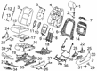 Cadillac XT4 Seat Cushion Pad Diagram - 84551398