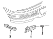 1995 Pontiac Grand Am Bumper Reflector Diagram - 5975869