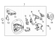 2024 Chevy Corvette Steering Wheel Diagram - 86547470