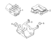 2003 GMC Sierra 2500 HD ABS Control Module Diagram - 19301639