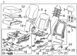 Chevy Cruze Limited Seat Cushion Pad Diagram - 95025089