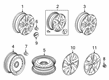 2017 Chevy Spark Wheel Cover Diagram - 42441055