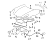 2009 Saturn Sky Lift Support Diagram - 15851687