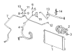 2007 Saturn Aura A/C Hose Diagram - 20800922