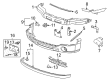 2003 GMC Sierra 3500 Bumper Diagram - 12335963