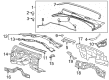 2019 Cadillac CTS Weather Strip Diagram - 20991622