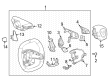 2023 Chevy Corvette Steering Wheel Diagram - 85521372