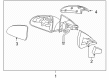 2005 Pontiac G6 Side View Mirrors Diagram - 20833069