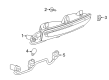 2022 Cadillac CT5 Back Up Light Diagram - 84691030