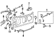 1999 Buick Riviera Door Latch Assembly Diagram - 16634341