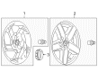 2009 Pontiac G5 Wheel Cover Diagram - 9597705