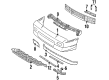 1987 Pontiac Fiero Bumper Diagram - 10042562