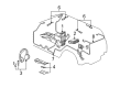 2007 Cadillac SRX Antenna Cable Diagram - 25735405