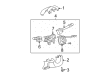2008 Chevy Malibu Steering Column Cover Diagram - 15945794