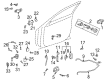 GMC Envoy XUV Door Striker Diagram - 25767962