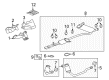 2012 Buick Enclave Exhaust Flange Gasket Diagram - 12593921