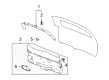 2007 Buick Rainier Door Handle Diagram - 15132754