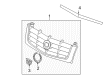 Cadillac Escalade EXT Emblem Diagram - 88943423