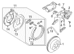 2012 GMC Canyon Brake Pad Diagram - 19178358