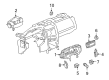 2005 Cadillac XLR A/C Switch Diagram - 15299606