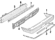 Oldsmobile Cutlass Ciera Bumper Diagram - 10068967