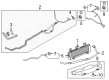 GMC Sierra 3500 HD Transmission Oil Cooler Diagram - 84173162