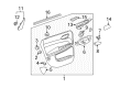 Buick LaCrosse Power Window Switch Diagram - 25828886