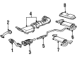 1994 Buick Park Avenue Exhaust Pipe Diagram - 25537101