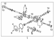 2020 Chevy Silverado 1500 Axle Shaft Diagram - 84865587