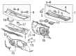 2009 Pontiac Torrent Dash Panels Diagram - 20914394