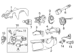 Buick Cascada Steering Column Cover Diagram - 20921685