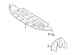 1999 Buick Park Avenue Fender Splash Shield Diagram - 25671200