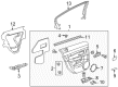 2012 Chevy Cruze Door Moldings Diagram - 95494643