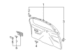 2009 Cadillac SRX Body Mount Hole Plug Diagram - 25732248