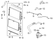 2003 Saturn LW200 Cooling Hose Diagram - 90571381