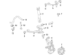 2020 GMC Sierra 2500 HD Sway Bar Bracket Diagram - 84396074