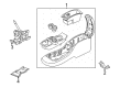 Oldsmobile Bravada Center Console Base Diagram - 15681281