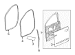 2018 Buick Enclave Weather Strip Diagram - 84738259