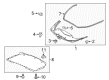 2019 Cadillac CTS Weather Strip Diagram - 23438151