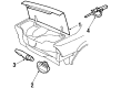 Chevy Beretta Liftgate Hinge Diagram - 10130860