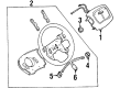 2002 Pontiac Grand Prix Steering Wheel Diagram - 10323126